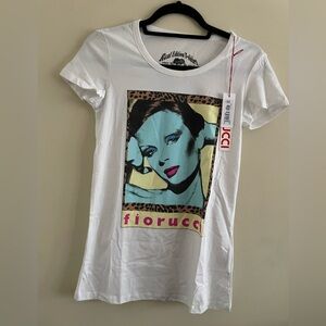 New! Fiorucci White Graphic Tee
